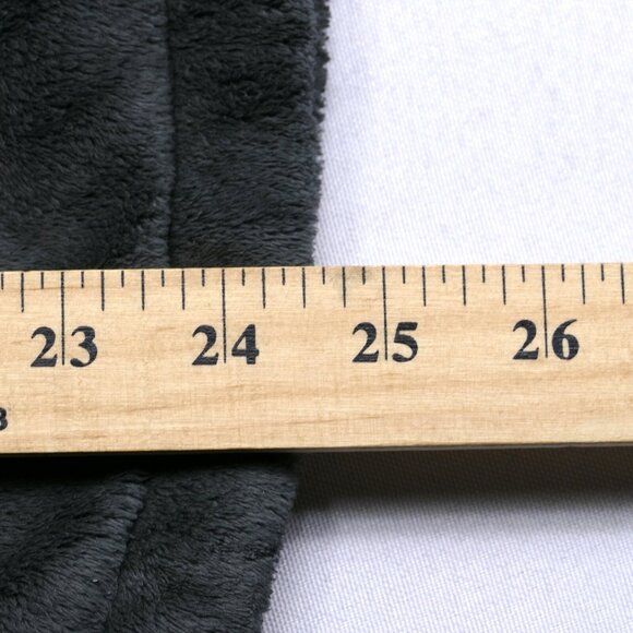 The North Face Fleece Full Zip Hoodie Girls L14/16 Gray & Pink Preowned - Picture 5 of 5